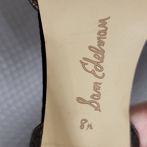 Sam Edelman Opal Metallic  Pumps Size 8.5 - Picture 6 of 6